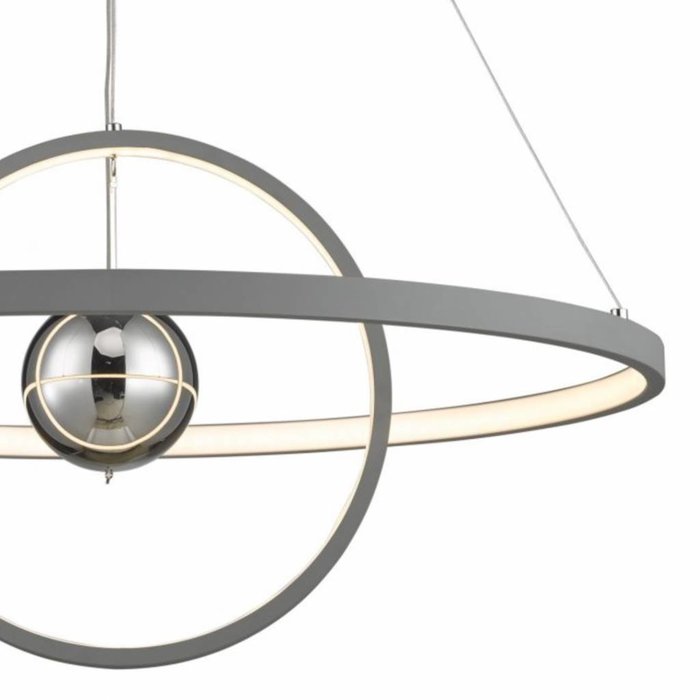 Radius - Matt Grey LED Feature Ceiling Light - Large