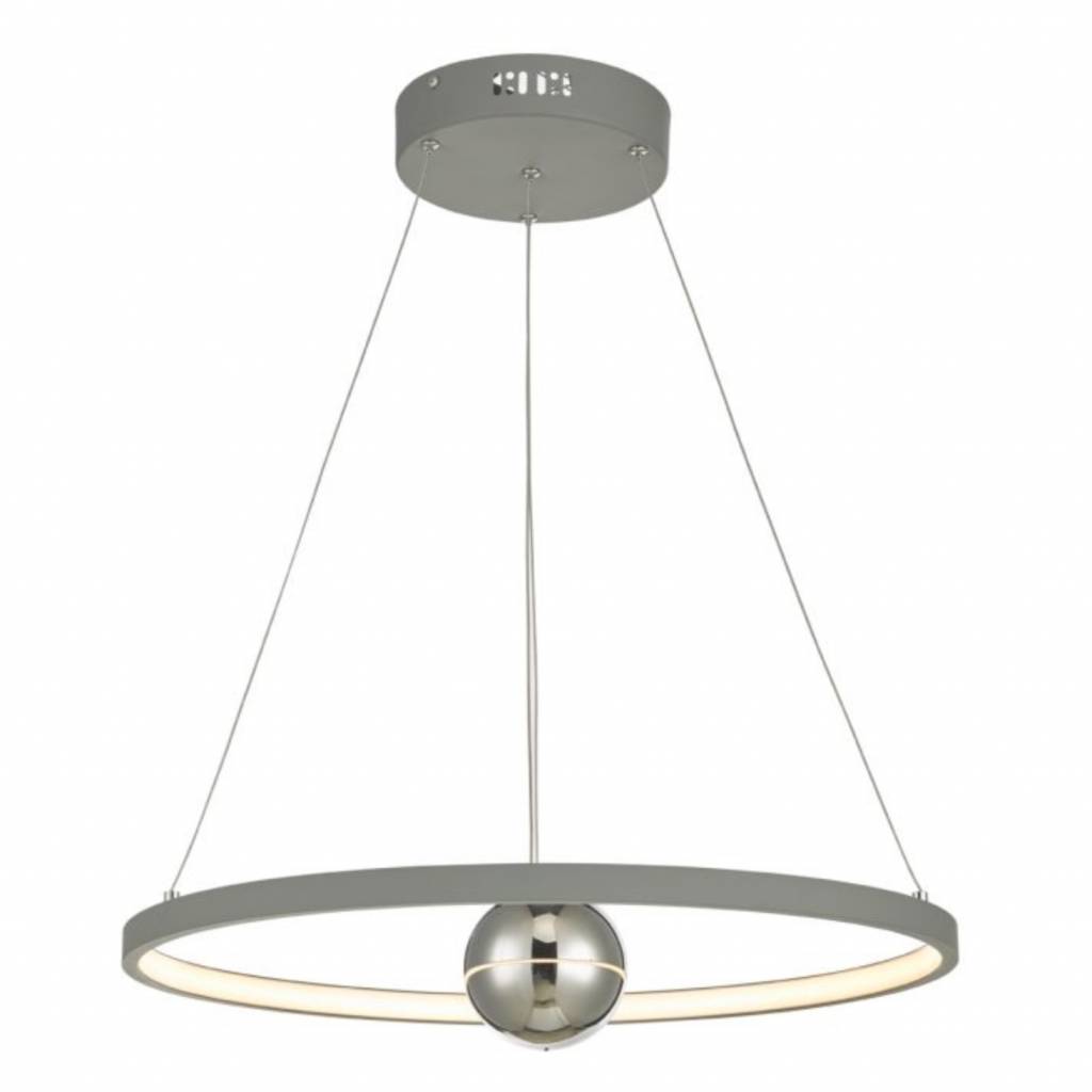 Radius Matt Grey Led Feature Ceiling Light Medium