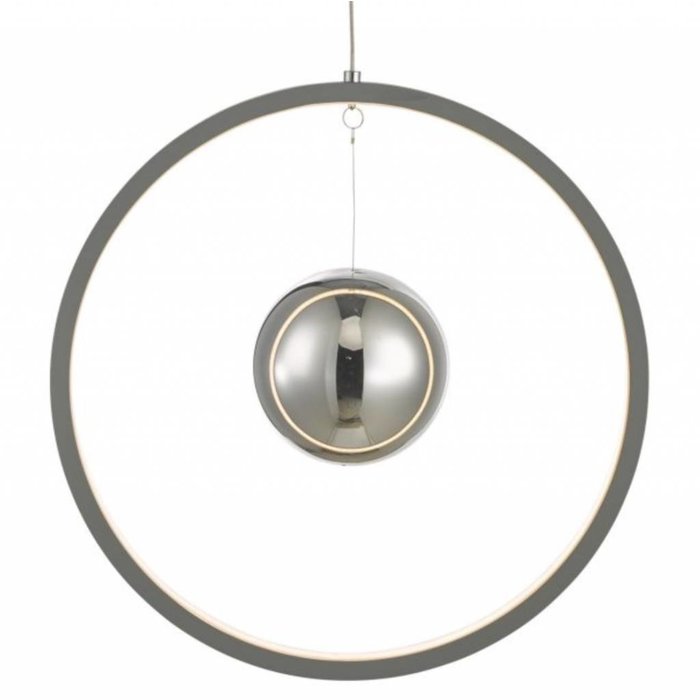 Radius - Matt Grey LED Feature Ceiling Light - Small