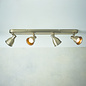 Country - 4 Bar Spotlight Ceiling Fitting - Antique Brass