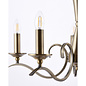 Coralline - 5 Light Antique Brass Chandelier