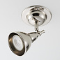 Modern Industrial LED Spotlight - Single - Bright Nickel