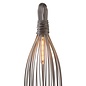 Large Twisted Cage Table Lamp - Grey