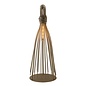 Large Twisted Cage Table Lamp - Champagne