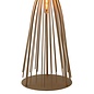 Large Twisted Cage Table Lamp - Champagne