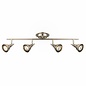 Modern Industrial LED Spotlight Bar - Bright Nickel