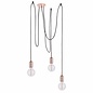 Spider - Industrial 3 Light Spider Suspension Kit with Copper Lampholders Spider - Industrial 3 Light Spider Suspension Kit with Copper Lampholders
