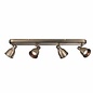 Country - 4 Bar Spotlight Ceiling Fitting - Antique Brass