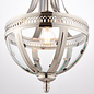 Opulent Classic Glass & Nickel Ceiling Light