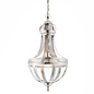 Opulent Classic Glass & Nickel Ceiling Light