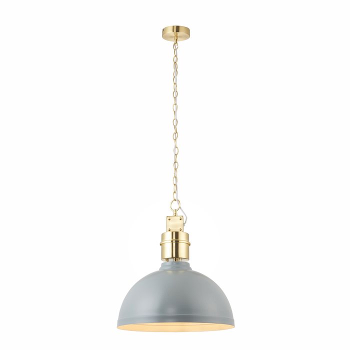 Storm Grey Industrial Ceiling Pendant