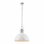 Gloss White Industrial Ceiling Pendant