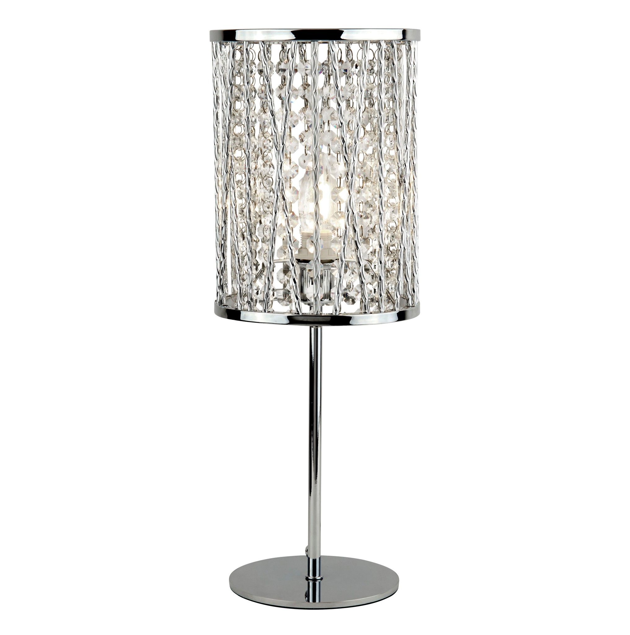 silver glitter table lamps