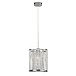 Twist Sparkle Single Pendant - Polished Chrome