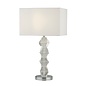 Modern Classic Double Helix Table Lamp - Polished Chrome