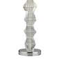 Modern Classic Double Helix Table Lamp - Polished Chrome