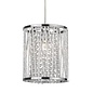 Twist Sparkle Single Pendant - Polished Chrome