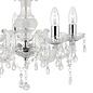 Marie Therese - Clear Glass & Chrome Chandelier