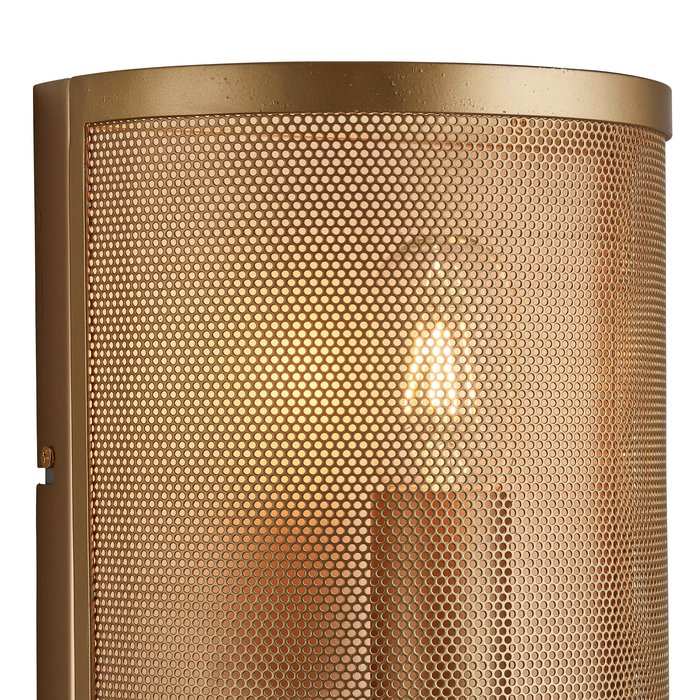 Mesh - Matt Gold Wall Light