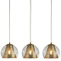 Kono - Glass & Brass 4 Light Pendant