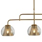 Kono - Modern Glass & Brass Bar Pendant