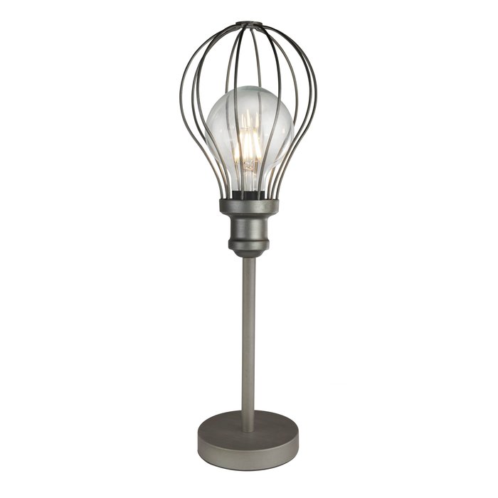 Indust - Cage Table Lamp - Pewter