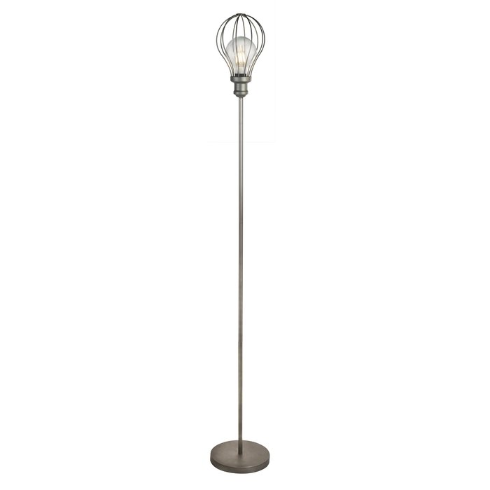 Indust - Cage Floor Lamp - Pewter