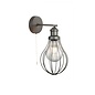 Indust - Cage Wall Light - Pewter