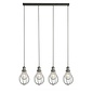 Indust - Cage 4 Light Pendant - Pewter