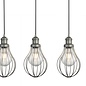 Indust - Cage 4 Light Pendant - Pewter