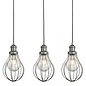 Indust - Cage 4 Light Pendant - Pewter