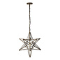 Sirius - Glass Panelled Star Pendant - Large