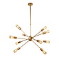 Romeo - Large Gold Sputnik Feature Pendant