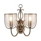 Classico - Ornate Seeded Glass Double Wall Light - Antique Brass