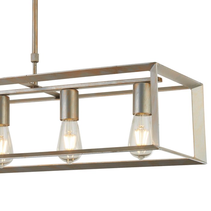 Keaton - Bar Pendant Brushed Silver and Gold Light