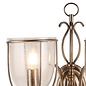 Classico - Ornate Seeded Glass Double Wall Light - Antique Brass