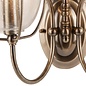 Classico - Ornate Seeded Glass Double Wall Light - Antique Brass