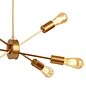 Romeo - Matt Gold Stick 6 Light Pendant