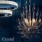 Rianna - Champagne Finished Clear Crystal Glass Feature Light
