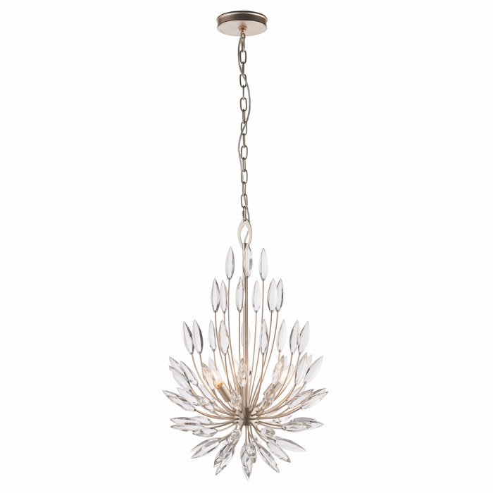 Rianna - Champagne Finished Clear Crystal Glass Feature Light