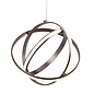 Gyro - Brushed Satin LED Rings Feature Ceiling Light