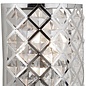 Houston - Glass & Polished Chrome Flush Wall Light