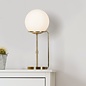 Kloden - Opal Globe Table Lamp  - Antique Brass