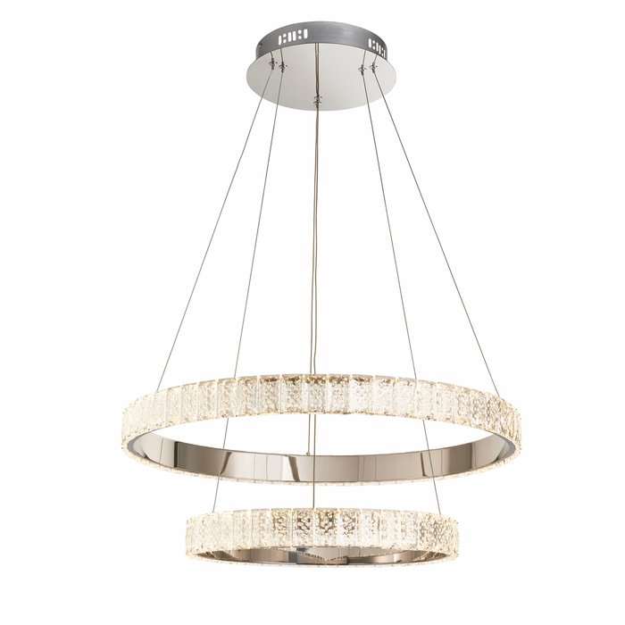 Houston Double -  Double Crystal Ring Feature Light