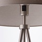 Modern Tripod Floor Lamp - Matt Nickel