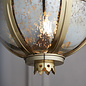 Opulent Globe Pendant - Brass & Mercury Glass - Small