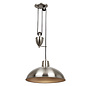 Rise & Fall Industrial Pendant - Satin Nickel