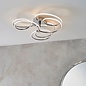 Flo - Large Curving LED Semi Flush Ceiling Light