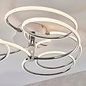 Flo - Large Curving LED Semi Flush Ceiling Light