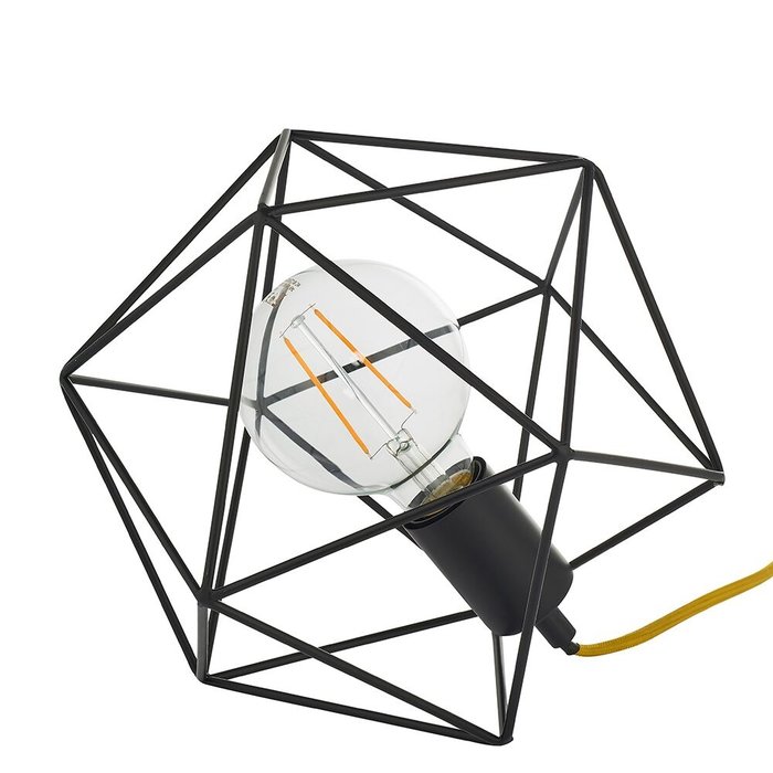 Modern Wire Cage Table Lamp